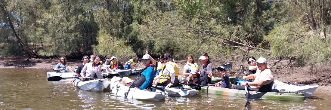 Canoeing trip on the river