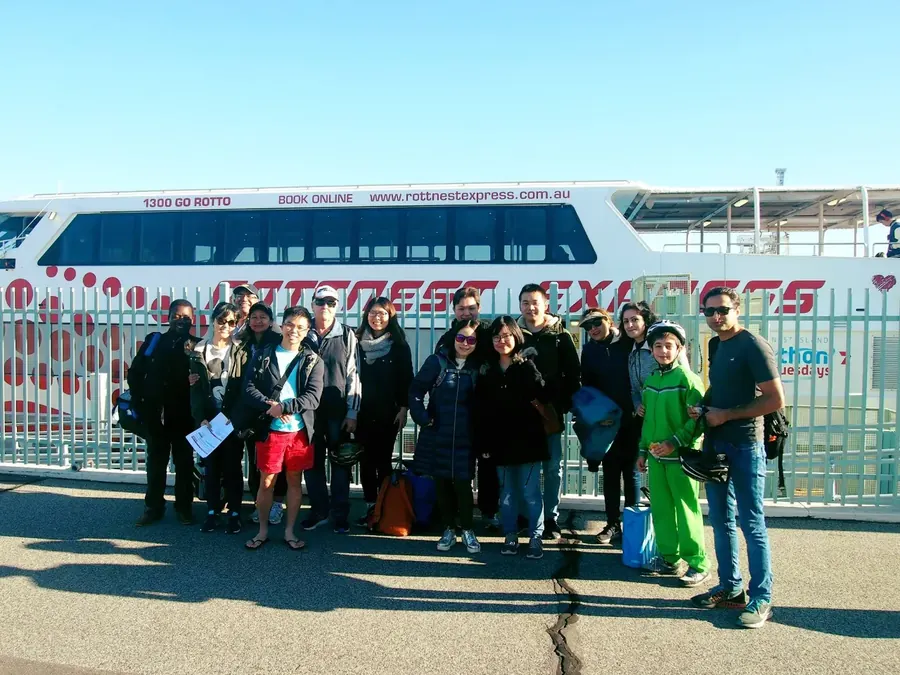 Group at the Rottnest ferry